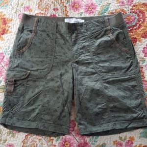 Sonoma Green Floral Bermuda Shorts